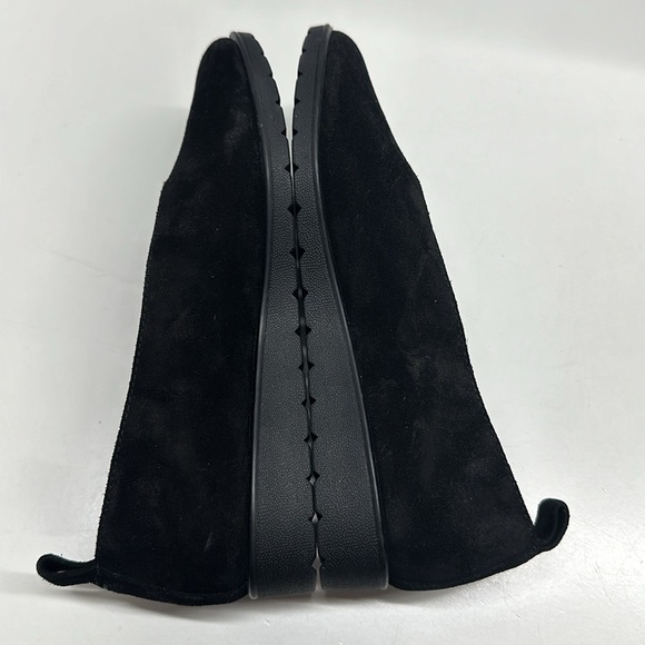 Eileen Fisher Humor Easy Comfort Slip On Flat Shoes Suede Round Toe Black Size 7 - Picture 6 of 10